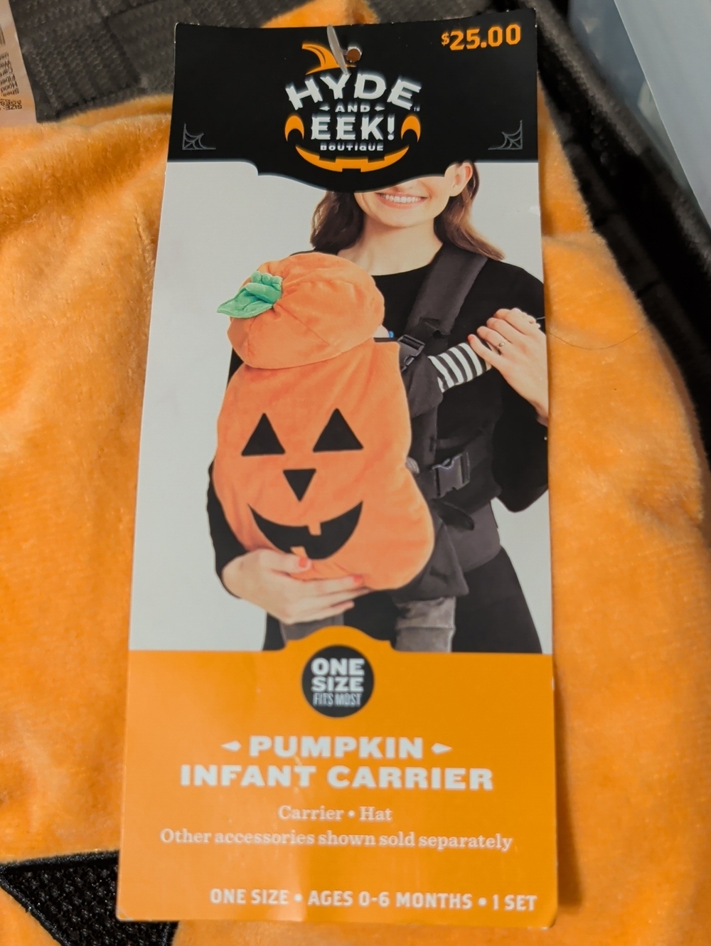 Orange Pumpkin Infant Costume